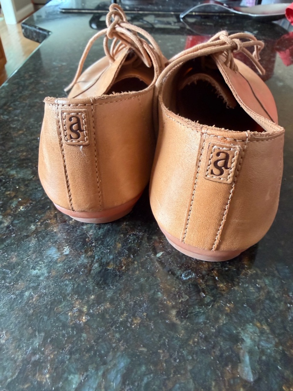 Anothersole Women's Leather Lace-Up Oxfords - Picture 2 of 12